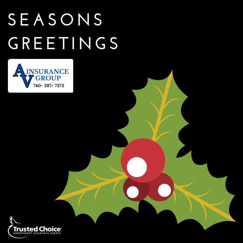 AVInsGroup's tweet image. Happy Holidays! Have a safe and enjoyable holiday. #AVInsGroup #Ohio