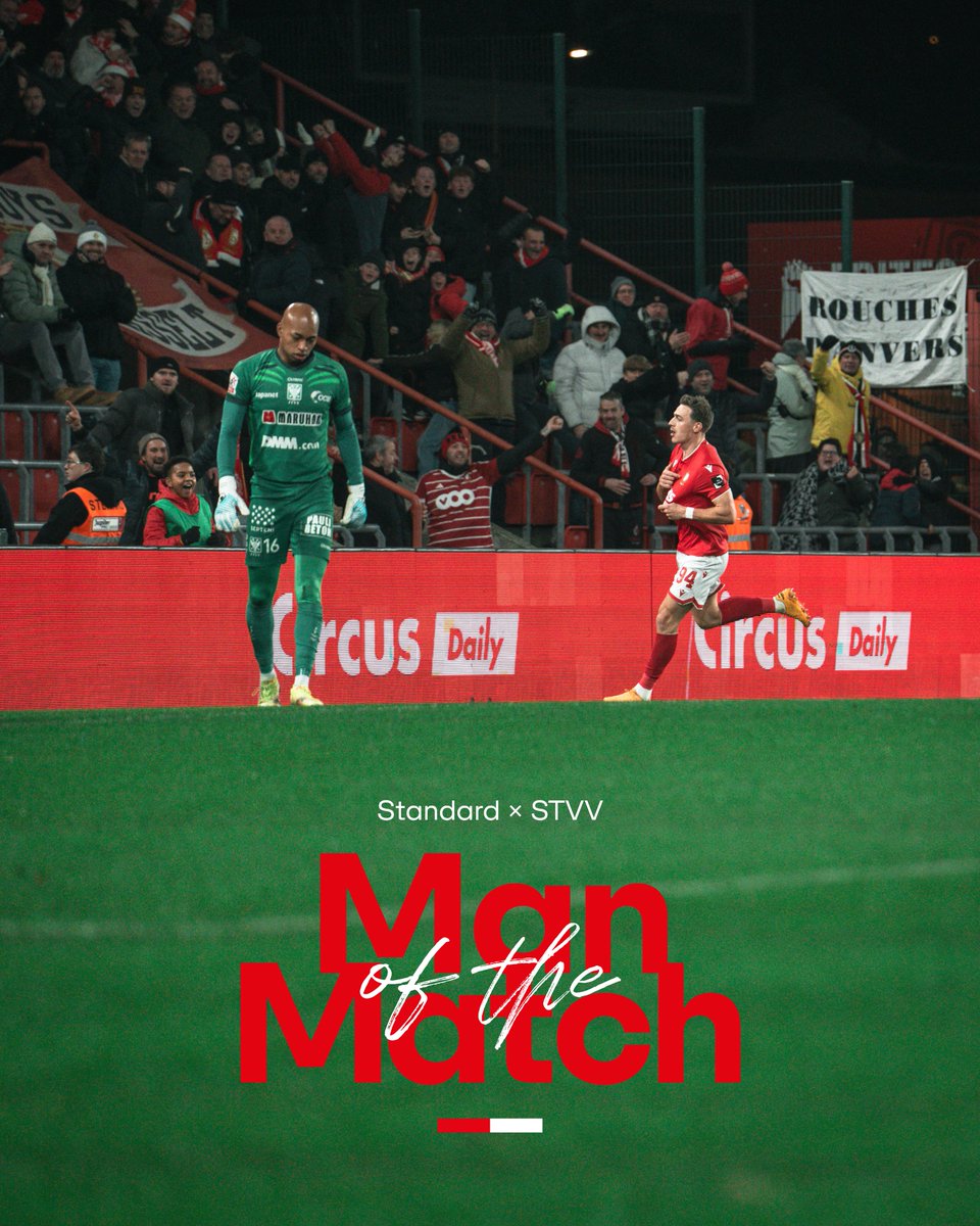 Standard_RSCL's tweet image. Casper Nielsen, votre homme du match. 🥇 #STASTVV