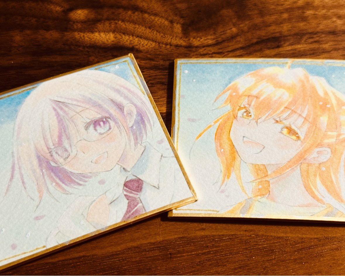 直筆色紙完売しました！ありがとうございました！