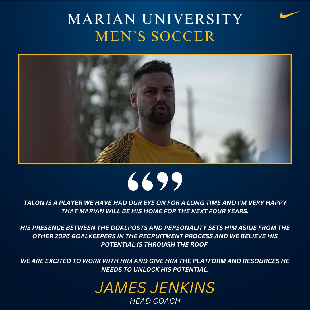 Marian University Men's Soccer tweet media
