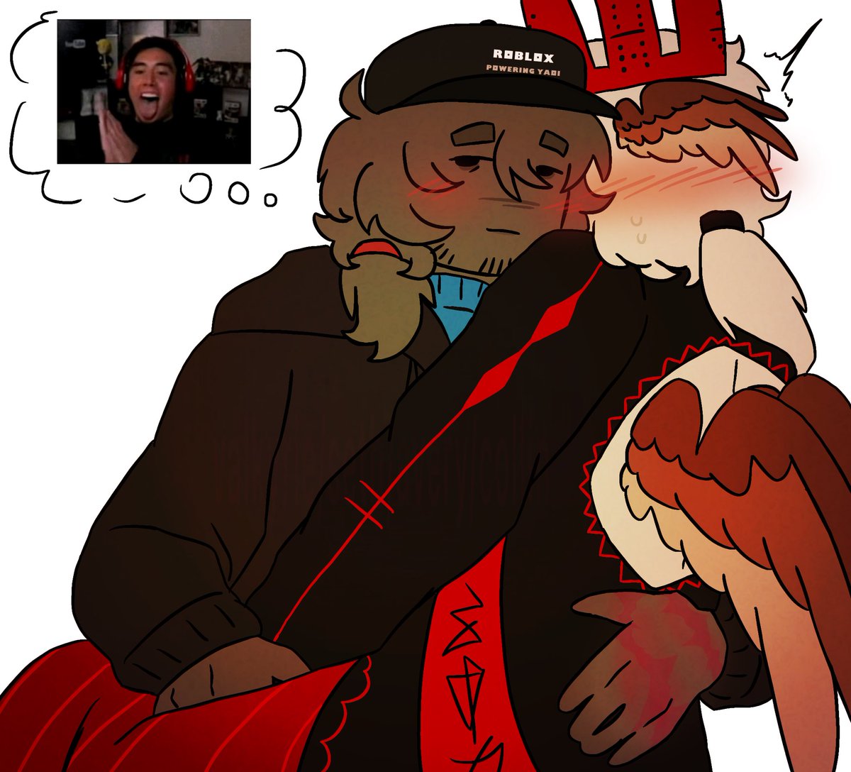 aeabloxyaoi_'s tweet image. slightly suggestive but fuck it we ball 
#roblox #aeacus #robacus #aeacblox #robloxart #admintwt #robloxtwt #gay #yaoitwt 
this is based off of a specific gif i saw on my tl