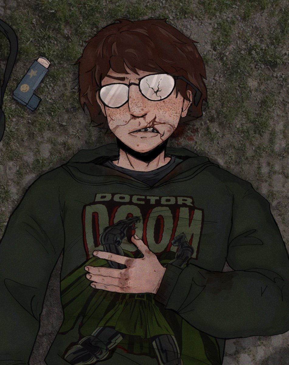 UnholyCrait_rat's tweet photo. Drew my stupid DnD Character getting beat up 
Dw he deserves it

[ #oc #DnD #originalcharacterart ] https://t.co/D4LH1TjGGw