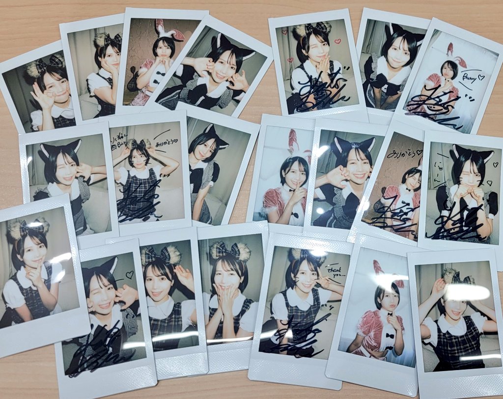 加藤里保菜 チェキセット 物販と終演後の加藤里保菜特典会に関しまして 物販品目は以下を予定し