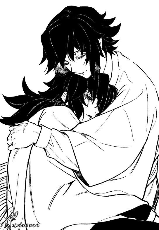 #今年も残りわずかなので今年一番伸びた絵を貼る
ぎゆとぎゆでした🌊