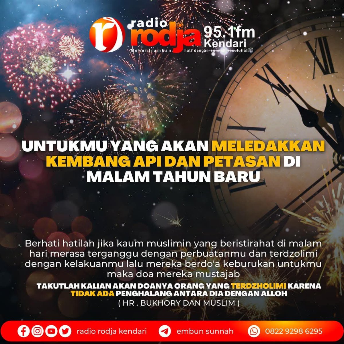 fotodakwah's tweet photo. Main petasan di malam tahun baru https://t.co/xrOb8QpKqA