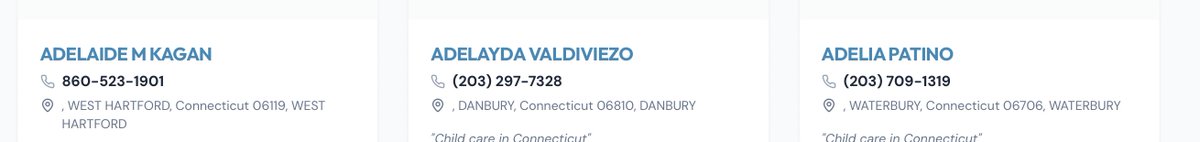 jeffreytucker's tweet image. What if we are only at the beginning of this scandal? What if this hits every blue state? E.g. 5,000 child-care providers in CT with highly suspicious names. daycaredata.com/?state=Connect…