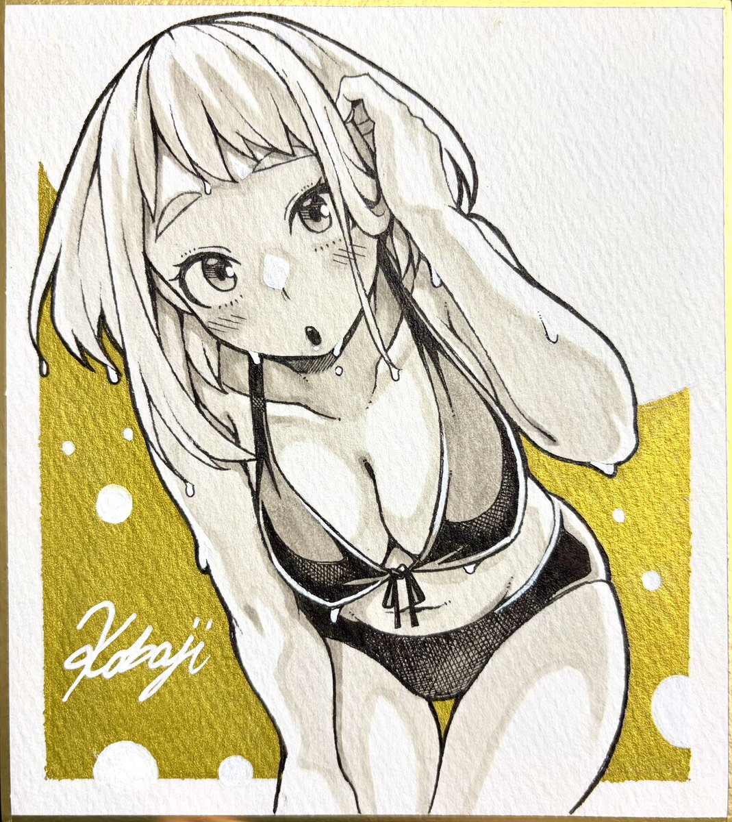 _kobaji's tweet photo. 色紙 https://t.co/nJWLsreqqh