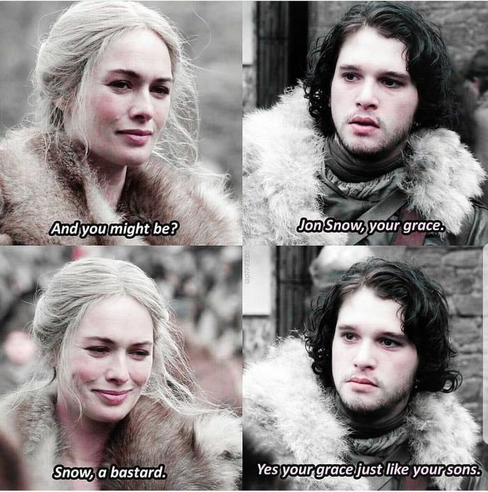 Bigdaddyvinz_'s tweet image. Jon snow was really cold hearted😂