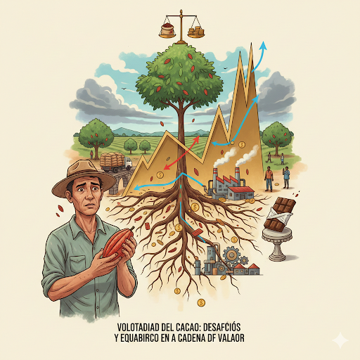 Sanpasop's tweet image. PRECIOS DEL CACAO (01):  Volatilidad y precios justos para el eslabón más frágil de la cadena. redcacaoychocolateperu.blogspot.com/2025/12/precio…