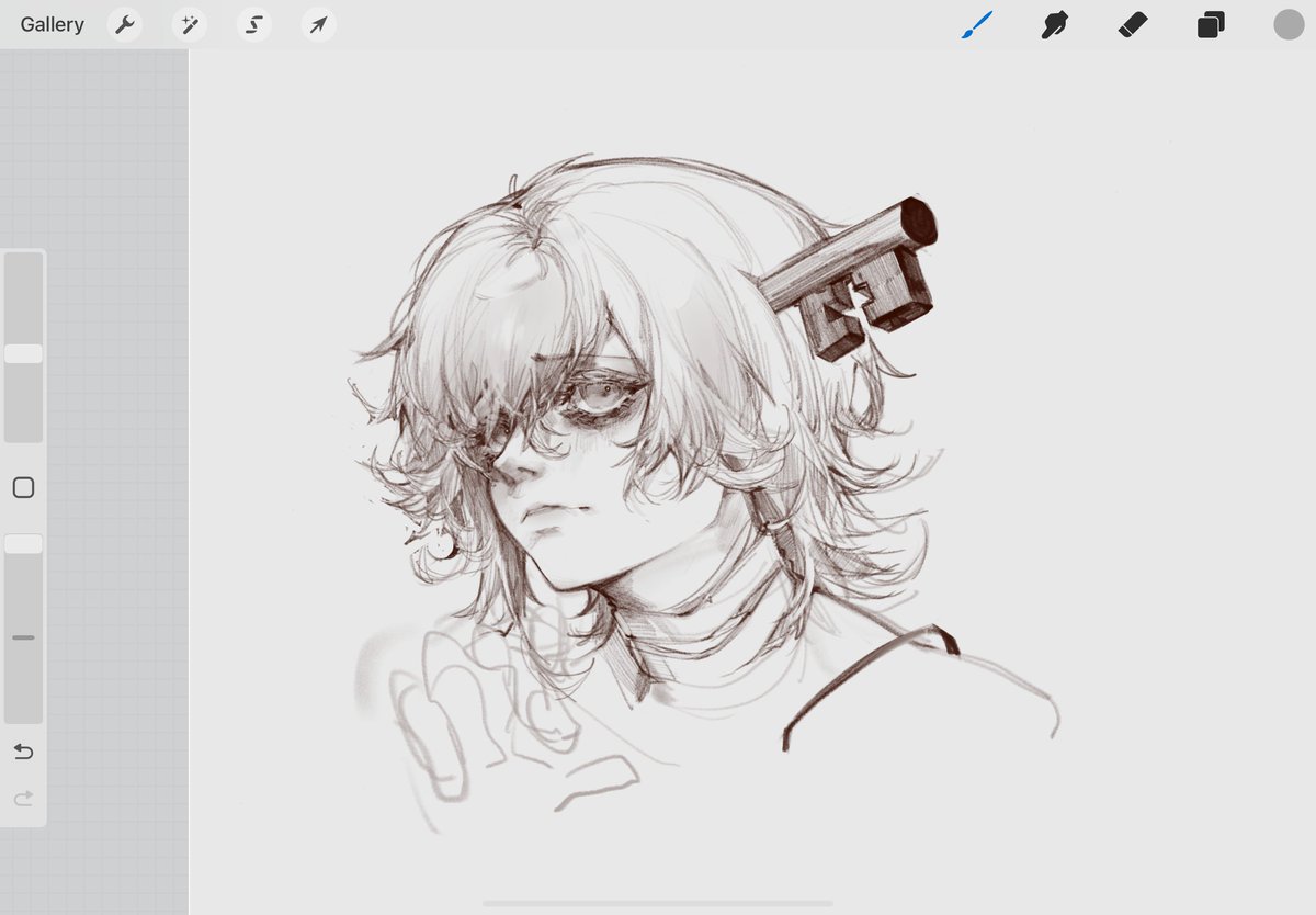 johndoormap's tweet image. everyone seems to love aba a lot! so here's an old sketch of her i did awhile ago!
#ggst