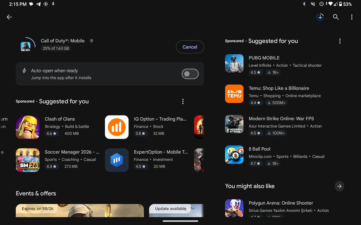 Joining the Call of duty Mobile gang

Looking forward to mastering it and being unstoppable as usual