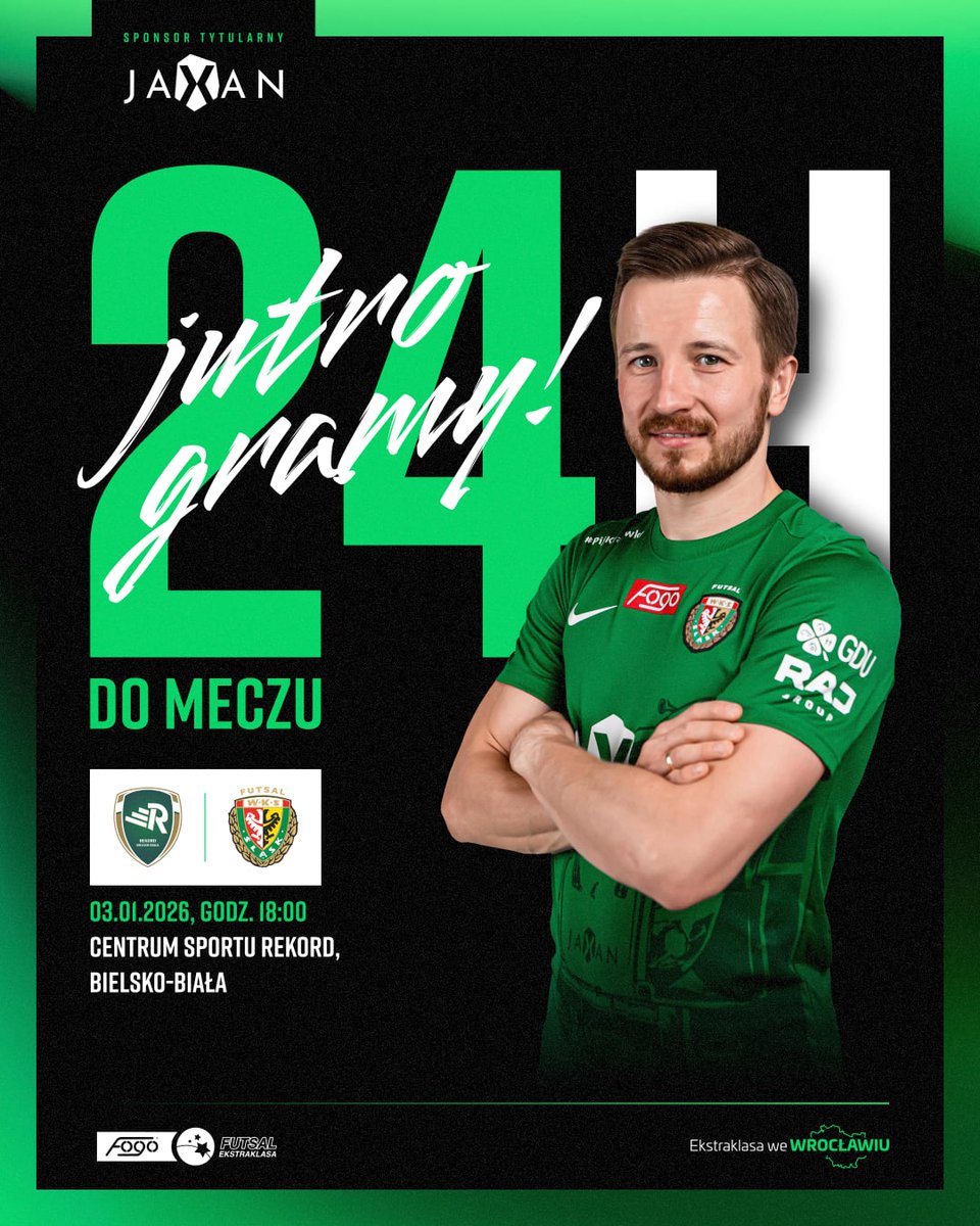 Po niemalże miesięcznej przerwie od rozgrywek ligowych, wracamy na starcie z piątym w tabeli Rekordem 💪

ZAPOWIEDŹ ➡️ tiny.pl/5-z6s6th

#EkstraklasaWeWrocławiu