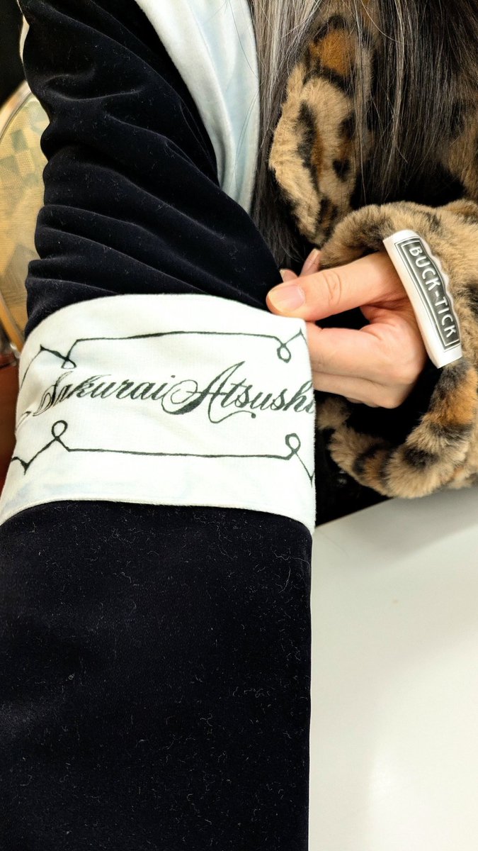 BUCK-TICK 武道館 あっちゃんブランケットをコートに仕立てて貰った