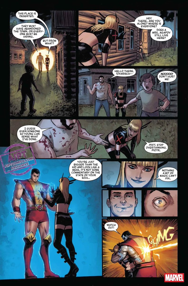 mvrtxin's tweet image. Magik &amp;amp; Colossus #1 PREVIEW 
#xspoilers