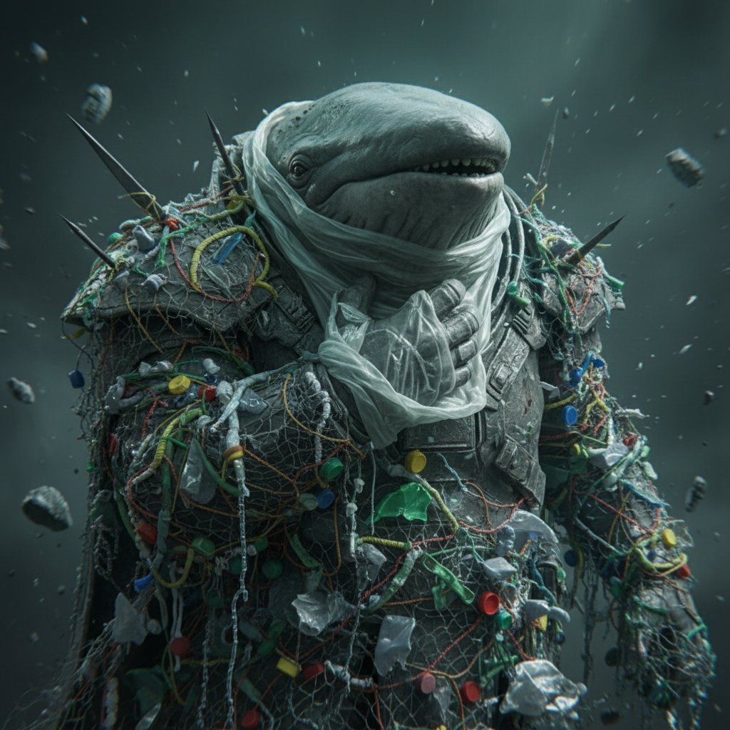 $PLASTIC WHALE KILLER

Even apex predators like orcas are affected, with research focusing on how plastics accumulate in them. 

Whales mistake plastic for food, leading to internal blockages, ulcers, malnutrition, and starvation. A sperm whale died with 30kg of plastic in its