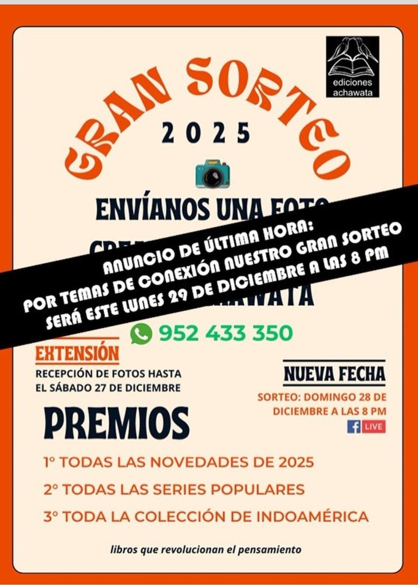 Ediciones Achawata tweet media