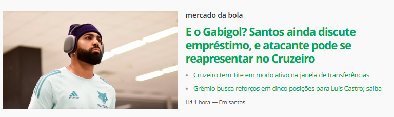 a pessoa que colocou esse "E o Gabigol?" no título sabia muito bem o que estava fazendo...
