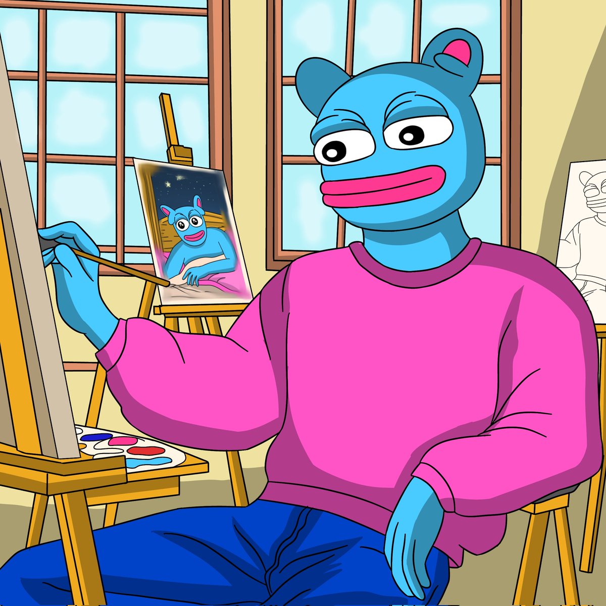 BasedBrett's tweet image. Paint a Brett New Year