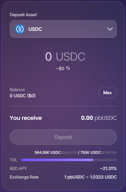 USDC ~22% (90D APY) on Solana via <a href="/piggybank_fi/">PiggyBank</a>  the mechanics + risks.

TL;DR: deposit USDC / SPYx / JitoSOL → receive pbUSDC / pbSPYx / pbJitoSOL.

The pb token exchange rate vs the underlying moves as P&amp;L is realized (can go up or down).

Where yield comes from (per PiggyBank