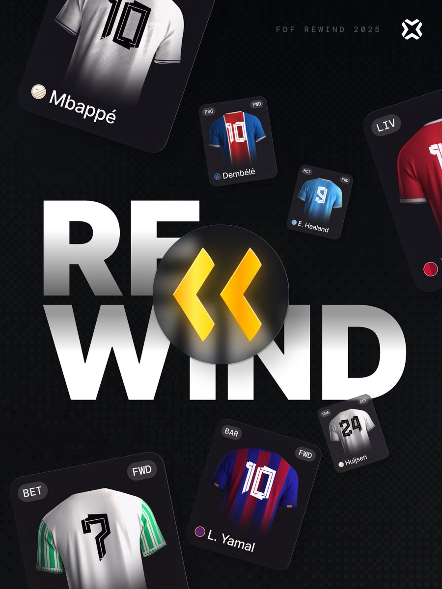 Run it back. FDF Rewind is now LIVE.
Head to your Football.Fun account to see yours.

Quote this tweet with your to win some GOLD!