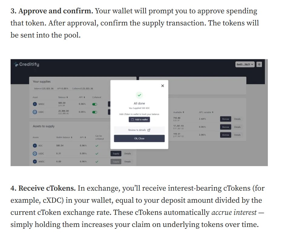 🚀 #DeFi goes live on #XDC

#Creditify brings on-chain lending &amp; borrowing to <a href="/XDCNetwork/">XDC Network</a> — earn yield, borrow smart, fully transparent.

📘 Learn more 👇
medium.com/@social_81019/… #XDC #DeFi #Creditify #Blockchain #RWA