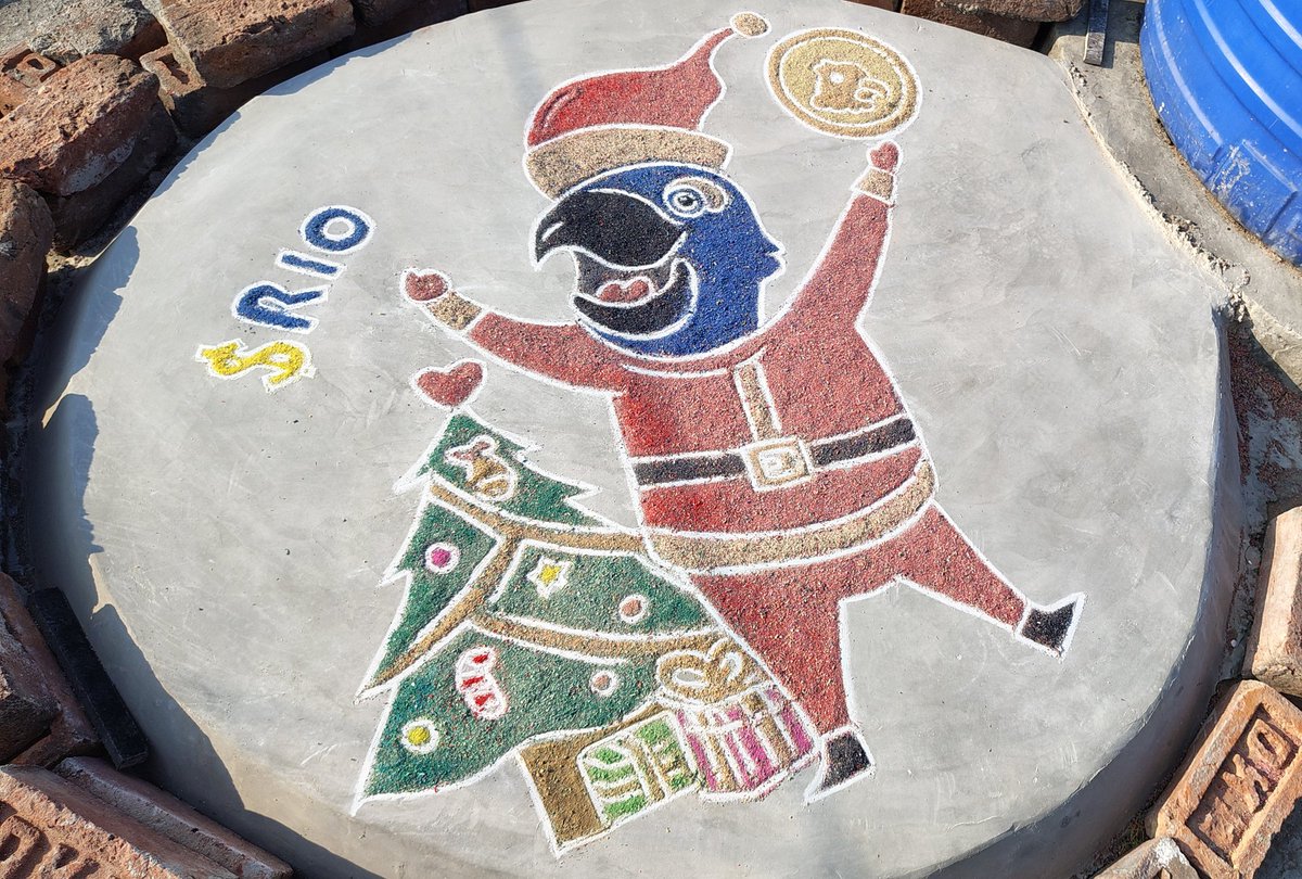 nayansingh08's tweet photo. @rioonbonk1 At last I want to share some glimpses of the Christmas eve party 😁 and of the show star ✨#SantaRio 🎅🏻 ( @rioonbonk1 ) $RIO https://t.co/SOpaparbxZ