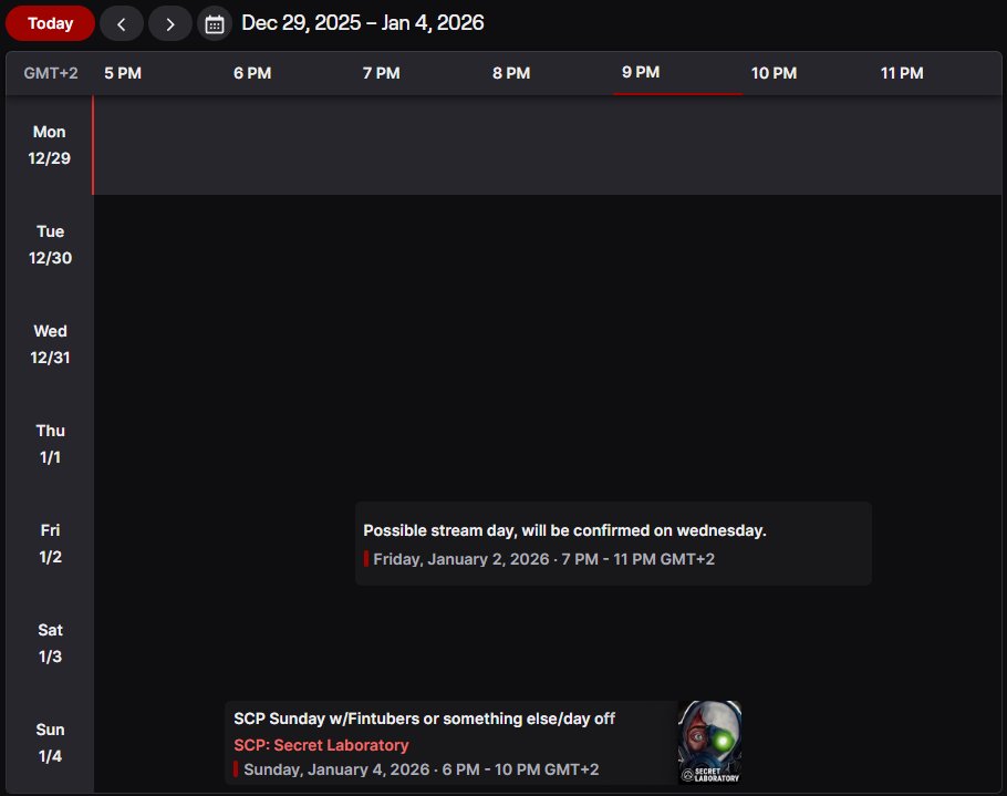 Flashver's tweet image. Meow ^^) Here’s this week’s schedule! 🐾 🐱 I’ll know better on wednesday whether there will be a stream on friday or not. Busy week because of New Year🐾

EET (UTC+2)  

twitch.tv/flashver 

#Vtuber #ENVTuber #Fintuber