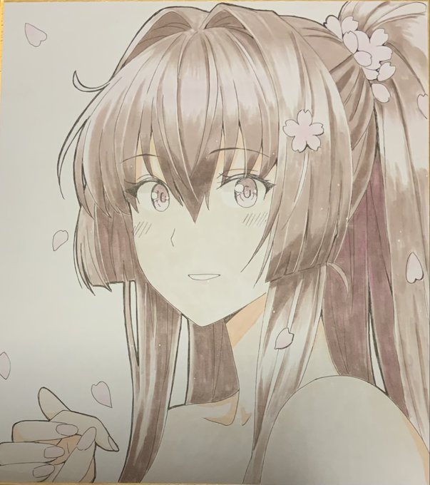 色紙オク用大和さんです٩( 'ω' )و 