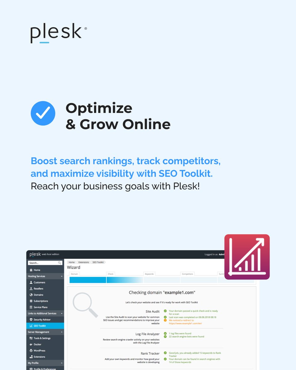 Plesk's tweet image. Hit Q1 2026 running! Plesk helps SMBs, freelancers, &amp;amp; agencies reach their goals: 
🔸SocialBee: AI social media management
🔸SiteJet Builder: Instant website creation
🔸WP Toolkit: WordPress automation
🔸SEO Toolkit: SEO optimization

b.link/q8i28nxc