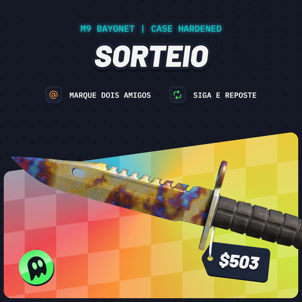 dust2_br's tweet image. Mais um sorteio de faca pra alegrar o final de ano e é simples pra participar 😎

👉 Siga a @dust2_br e @skinscom 
👉 Marque dois amigos 
👉 RT nesse post

Resultado em 05/01, boa sorte 👊