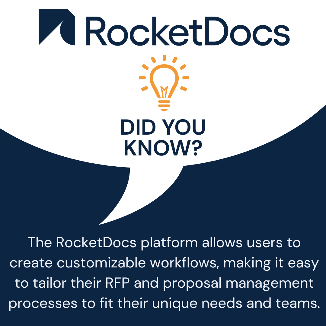 RocketDocs2's tweet photo. Streamline your RFP and proposal management processes with RocketDocs! Our platform helps teams work more efficiently, reduce errors, and increase productivity. Say goodbye to tedious paperwork and hello to more time for what matters.

#RocketDocs #RFPManagement #WinMoreBids https://t.co/iYCTfIyCSV