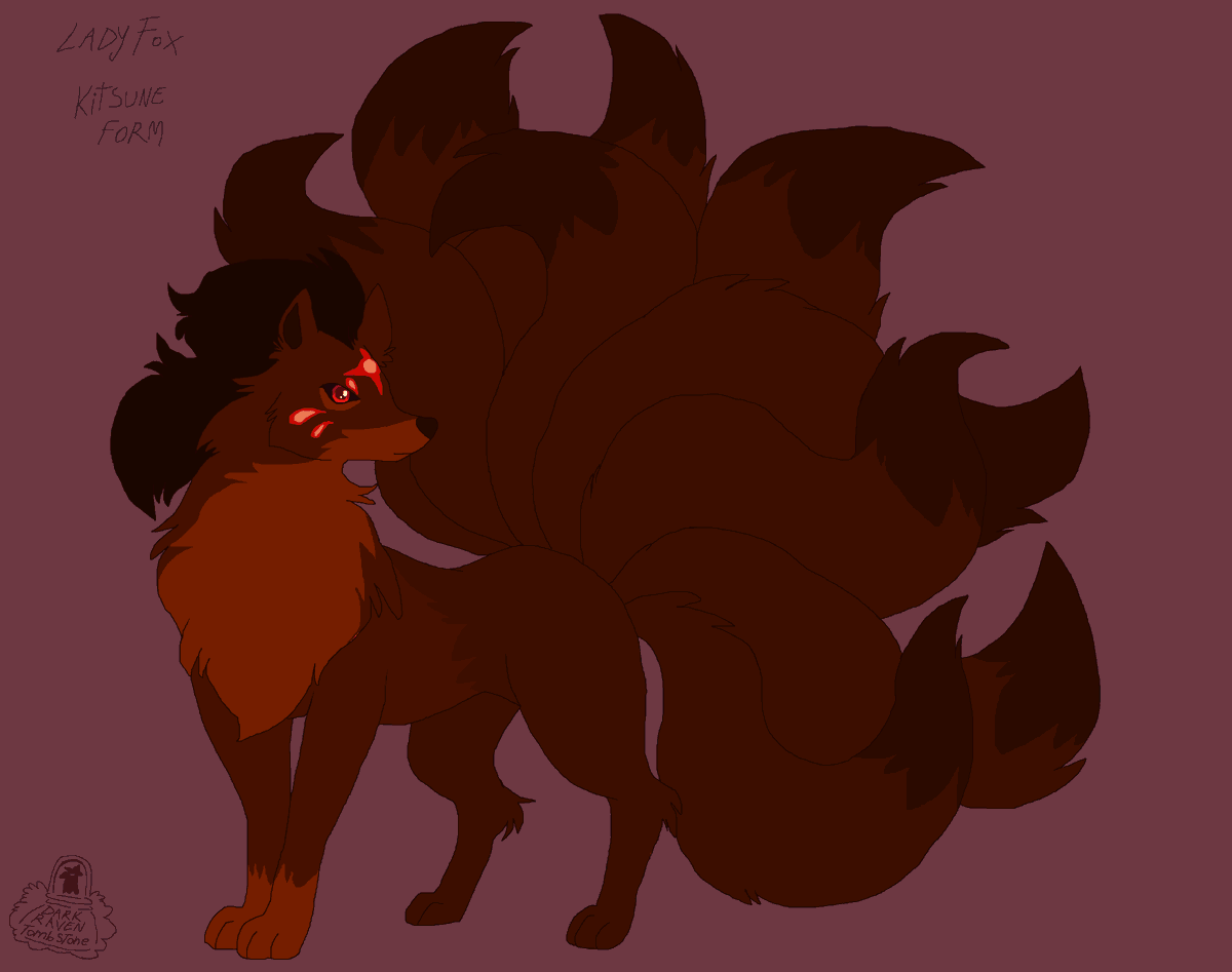 TombstoneRaven's tweet photo. I have finally created The Lady Fox,including in its kitsune form.
#oc #creepypastafandom #creepypasta #creepypastaoc #kitsune #ladyfox https://t.co/ScAUpdfjEm