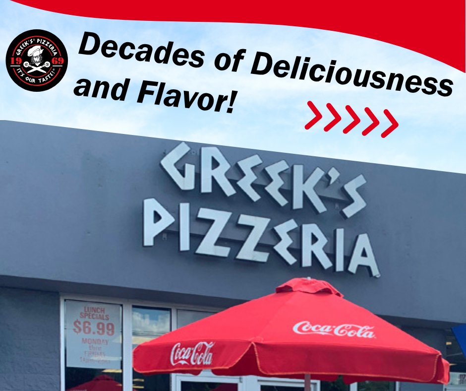 greekspizzeria's tweet image. When comfort food calls, Greek’s® always answers. 😎🍕

#greekspizzeria #localfavorite #pizzacravings