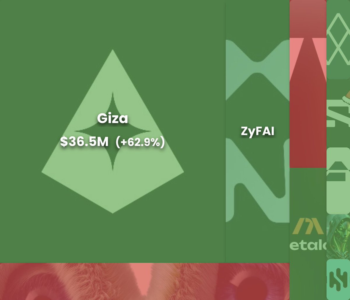 ✦ 𝐎𝐯𝐞𝐫 𝐡𝐚𝐥𝐟 𝐨𝐟 𝐚𝐥𝐥 𝐃𝐞𝐅𝐀𝐈 𝐀𝐬𝐬𝐞𝐭𝐬 𝐔𝐧𝐝𝐞𝐫 𝐀𝐠𝐞𝐧𝐭 𝐧𝐨𝐰 𝐫𝐮𝐧 𝐨𝐧 𝐆𝐢𝐳𝐚 ✦

$36M of $66M in the space. 55% market share.

2026 will be much higher. For us and for the entire industry.