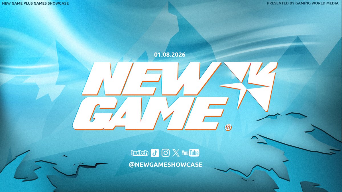 NewGameShowcase's tweet image. ‼️Introducing a new type of games showcase, the New Game+ Showcase

- Creator Led 👀
- No Paid Placements 
- Genuine Excitement and Conversation
- Exclusive Game Footage and Interviews

45 games coming to you on January 8.