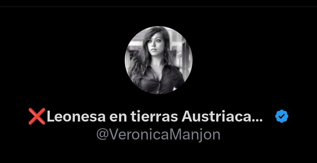 Acaban de suspender la cuenta de <a href="/VeronicaManjon/">❌Leonesa en tierras Austriacas 👑🦁🇪🇸✝️🇦🇹</a>  la censura no cesa, la podéis seguir en su cuenta secundaria 
Aquí 👇
x.com/blackstar_11_?…