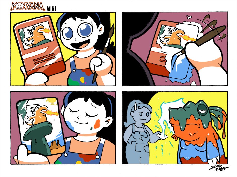 MonvanaComic's tweet image. Just a silly quick #comic for funsies