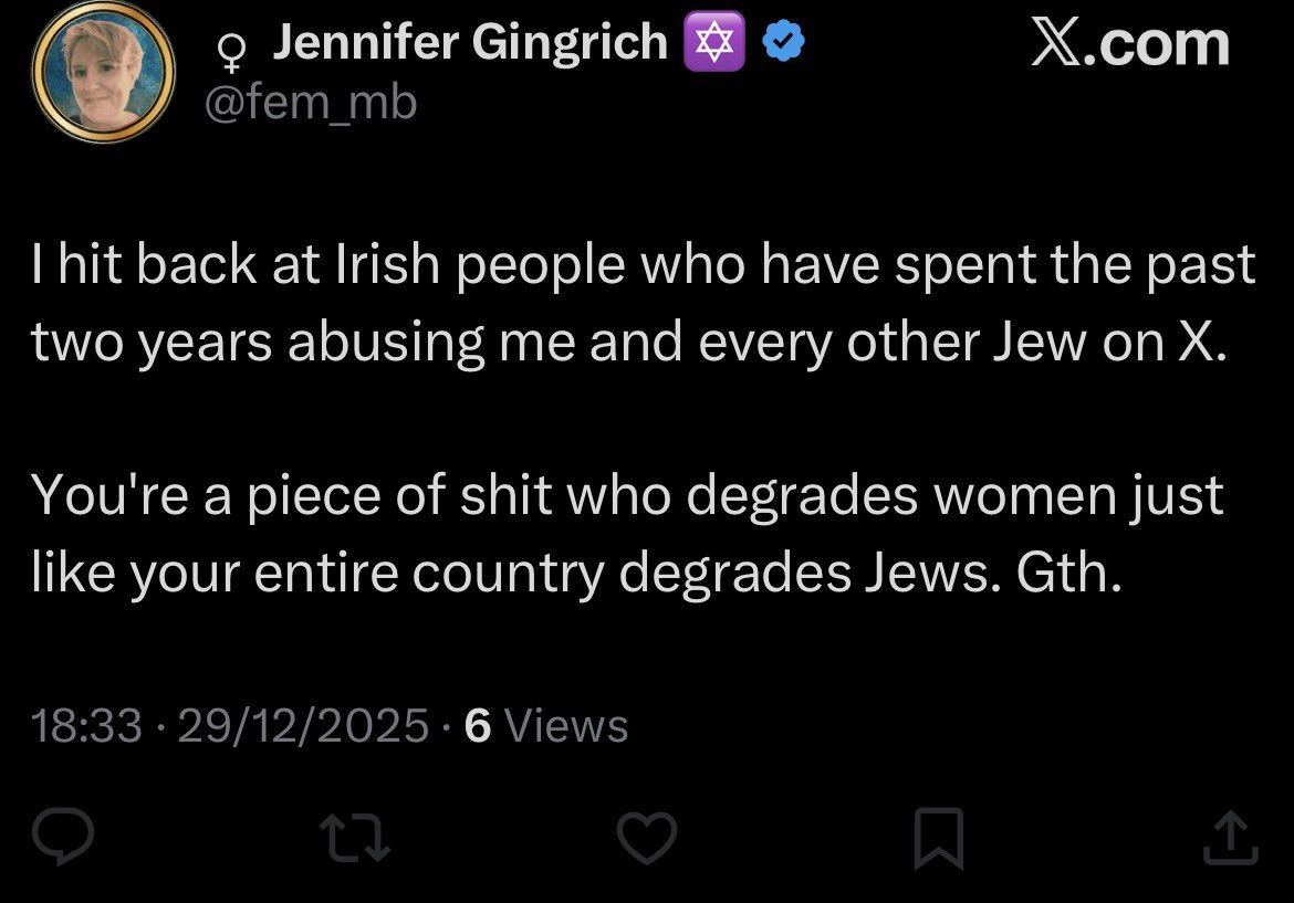 TheAkoFiles's tweet image. Not once did I degrade her in this post or the replies.

Jenny here doesn’t know me or the people in my life. If she did she’d see that I consistently call out antisemitism in Ireland. What she’s doing here is the same thing as an antisemite collectively blaming Jews for the…