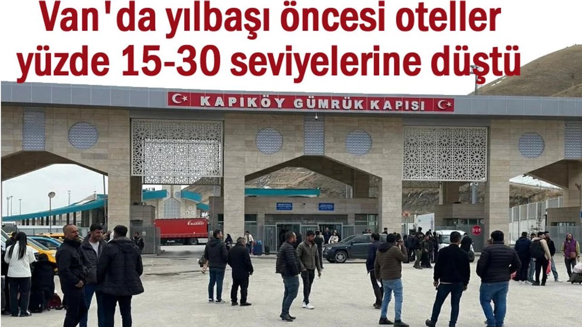 VANOTED : "Yılbaşı öncesi otellerin doluluk oranı düştü!

vanekspres.com.tr/vanoted-yilbas…