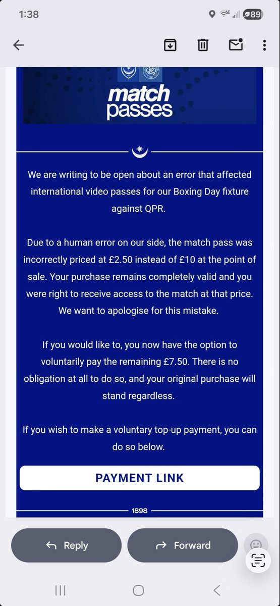 andyplaysvinyl's tweet photo. Can’t believe they are asking people to voluntary pay the £7:50 cos they messed up .
Are we that skint? https://t.co/XtxmGdc6QZ