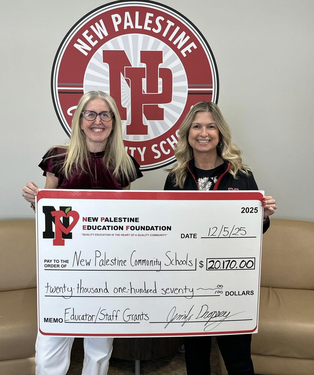 New Palestine Education Foundation tweet media