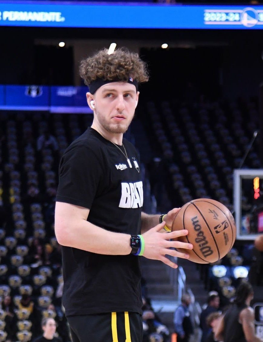 Brandin Podziemski was reportedly seen voting for himself for the NBA All-Star team during team practice. 

(Via <a href="/ESPMNBA/">ESPM on NBA</a>)