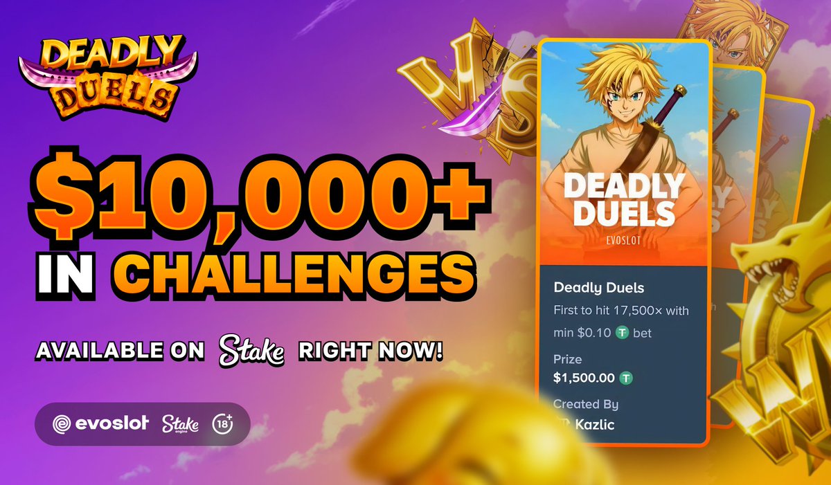 To celerbate our launch, $10,000 worth of challenges are live now on <a href="/Stake/">Stake.com</a> 💥

stake.com/casino/challen… 

Like + RT + Comment Stake for a tip! 💰