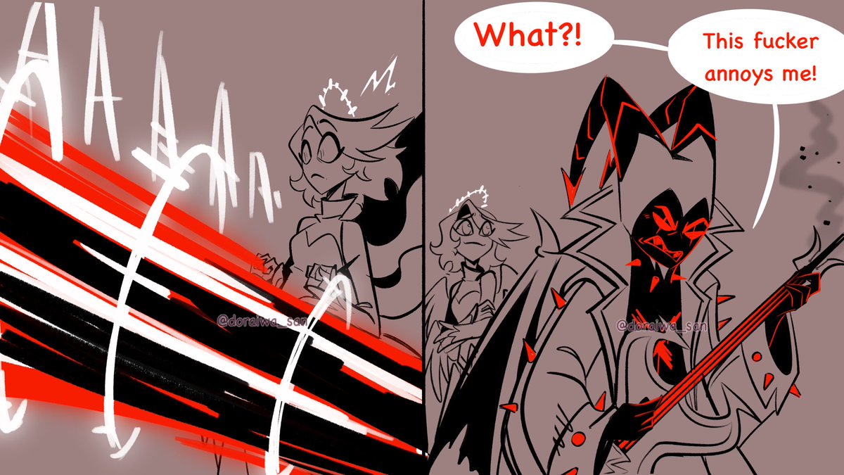 In this AU, Adam didn’t die, but became a sinner and hid. Seriously, until Sunny found him, no one knew what had happened to him. The great first man became depressed and decided to quietly spend his days in hell 🔥
#HazbinHotelAdam #HazbinHotel