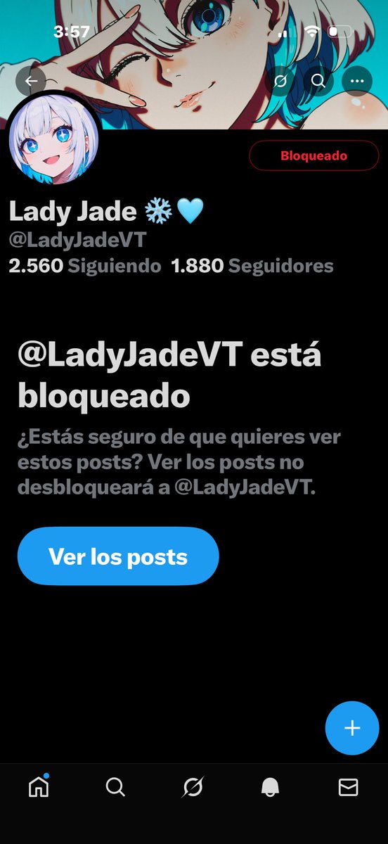 M3GANVT's tweet image. Me siguió una tal LadyJadeVt, esta no es la tipa que está súper funada o me equivoco!?