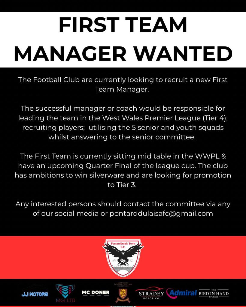 Pontarddulais Town Football Club tweet media