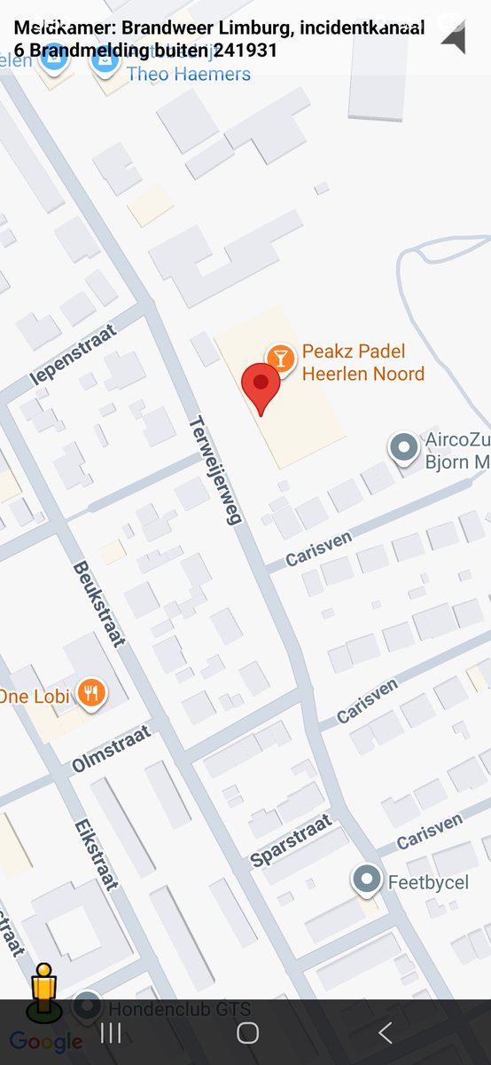 Brandmelding Buiten in Heerlen