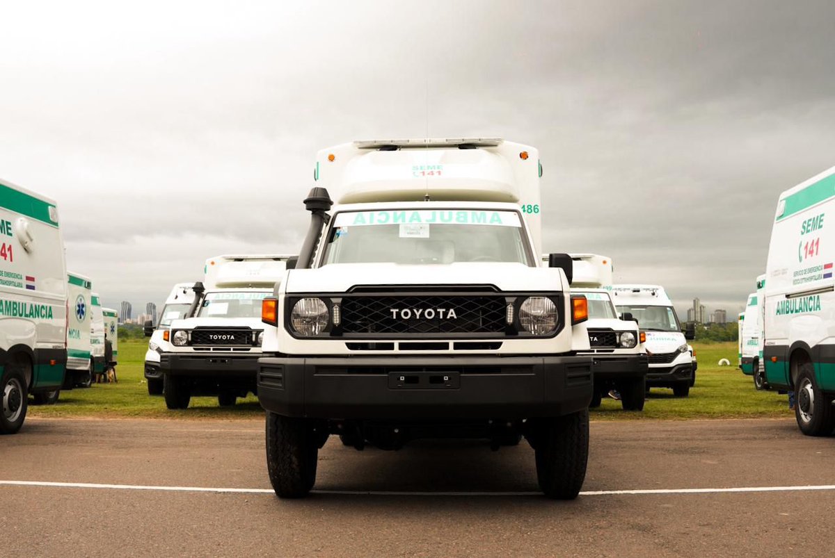Gobierno completa lote de 217 ambulancias para servicio de emergencias

El ministerio de <a href="/msaludpy/">Ministerio de Salud</a> recibió esta mañana las últimas 30 ambulancias de un total de 217 unidades móviles como un compromiso del #GobiernoDelParaguay del Presidente <a href="/SantiPenap/">Santiago Peña</a> con el sistema de salud