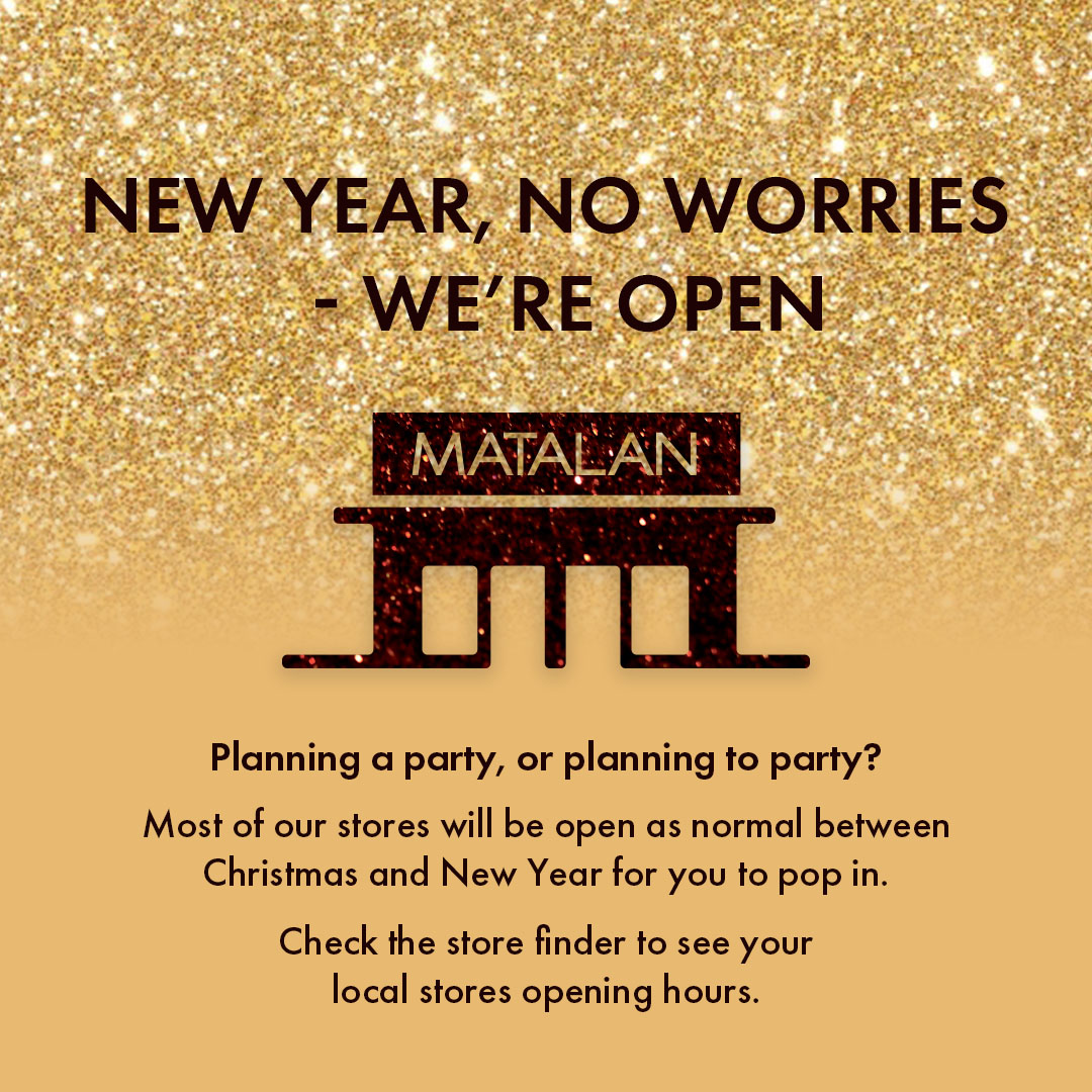 Matalan's tweet image. Last chance to visit us this year 👀 New Year’s Eve opening hours are calling! ✨

Find your local store opening hours &amp;gt; spklr.io/6016BahNM