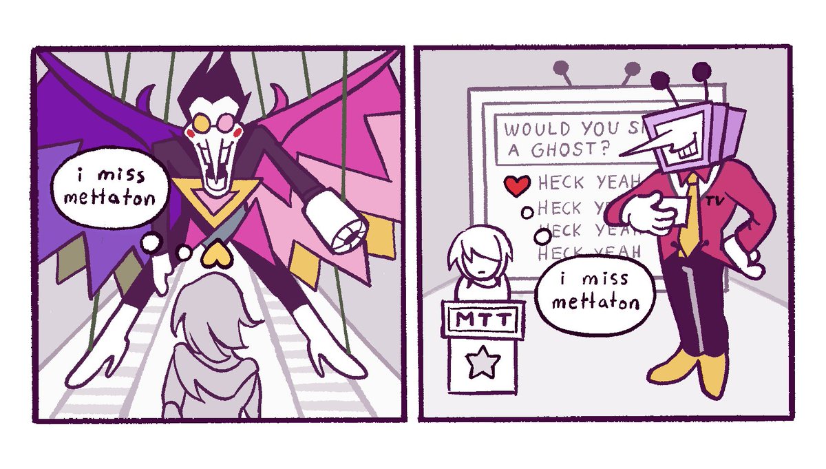 mettaton ran so they could walk #deltarune